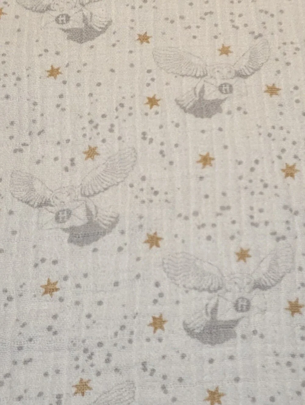 3 aden + anais Harry Potter White Muslin Cotton Swaddle Blankets